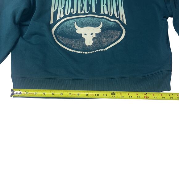 Under Armour Project Rock Terry Sweatshirt Oversized Loose Women’s Sz S - Picture 4 of 6